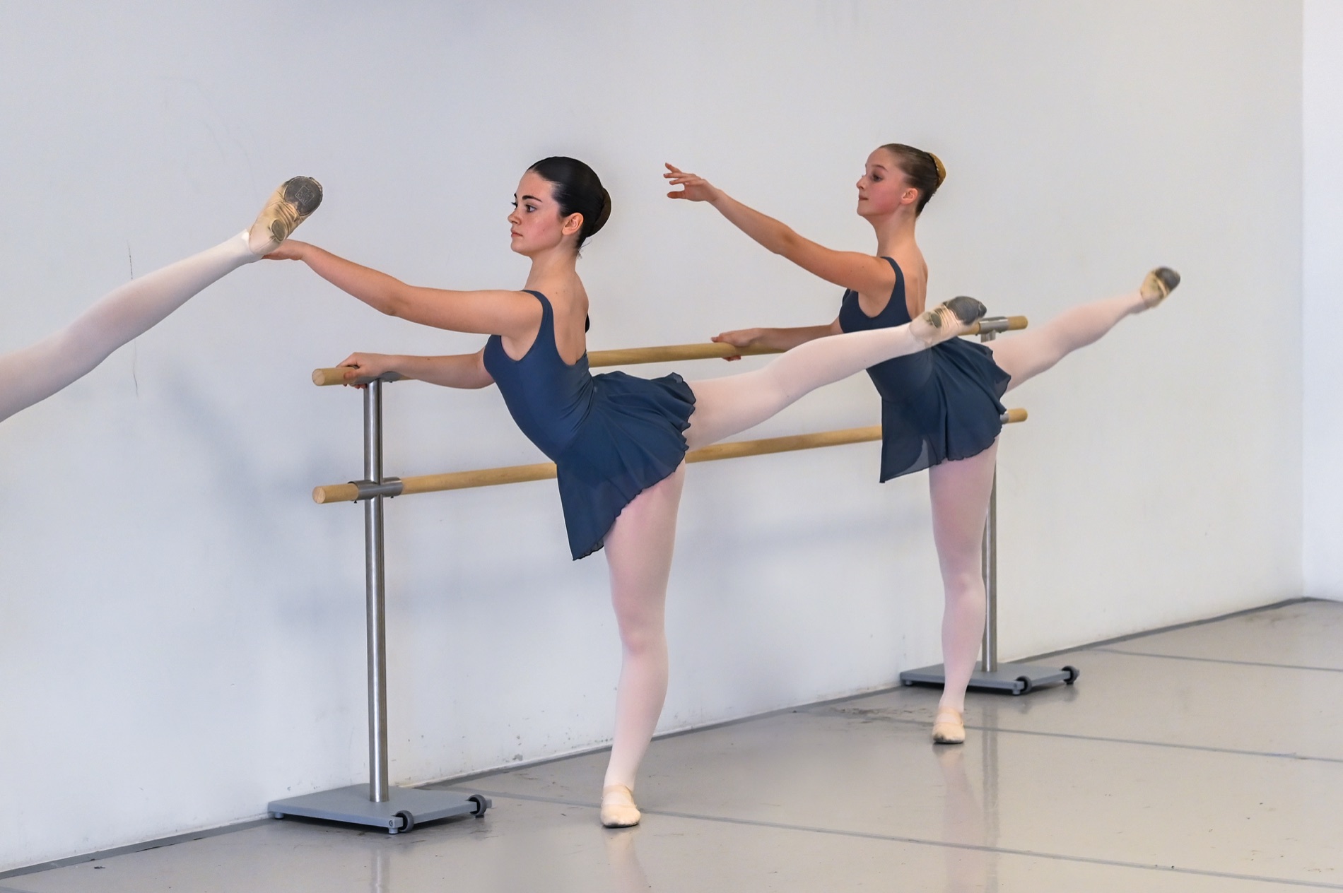 Danzatori durante una sequenza dinamica