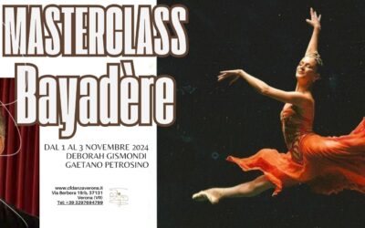 Bayadère Masterclass – 1-3 Novembre 2024